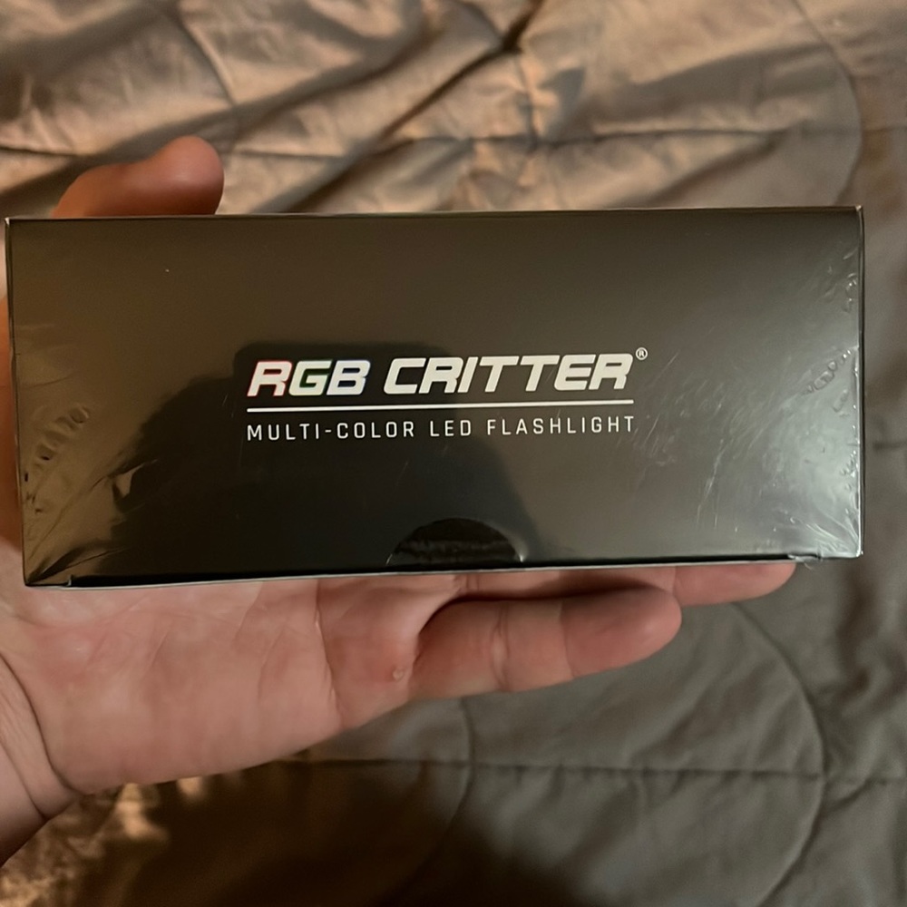 RGB critter multicolor LED flashlight